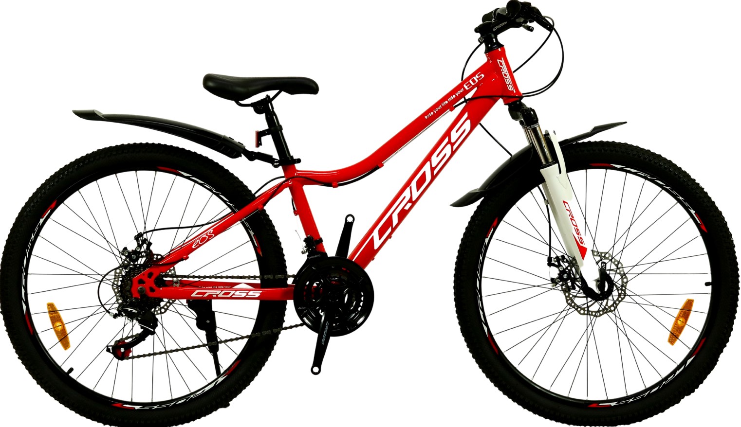 Фотография Велосипед CROSS EOS 26" размер XS рама 13" 2022 Красный